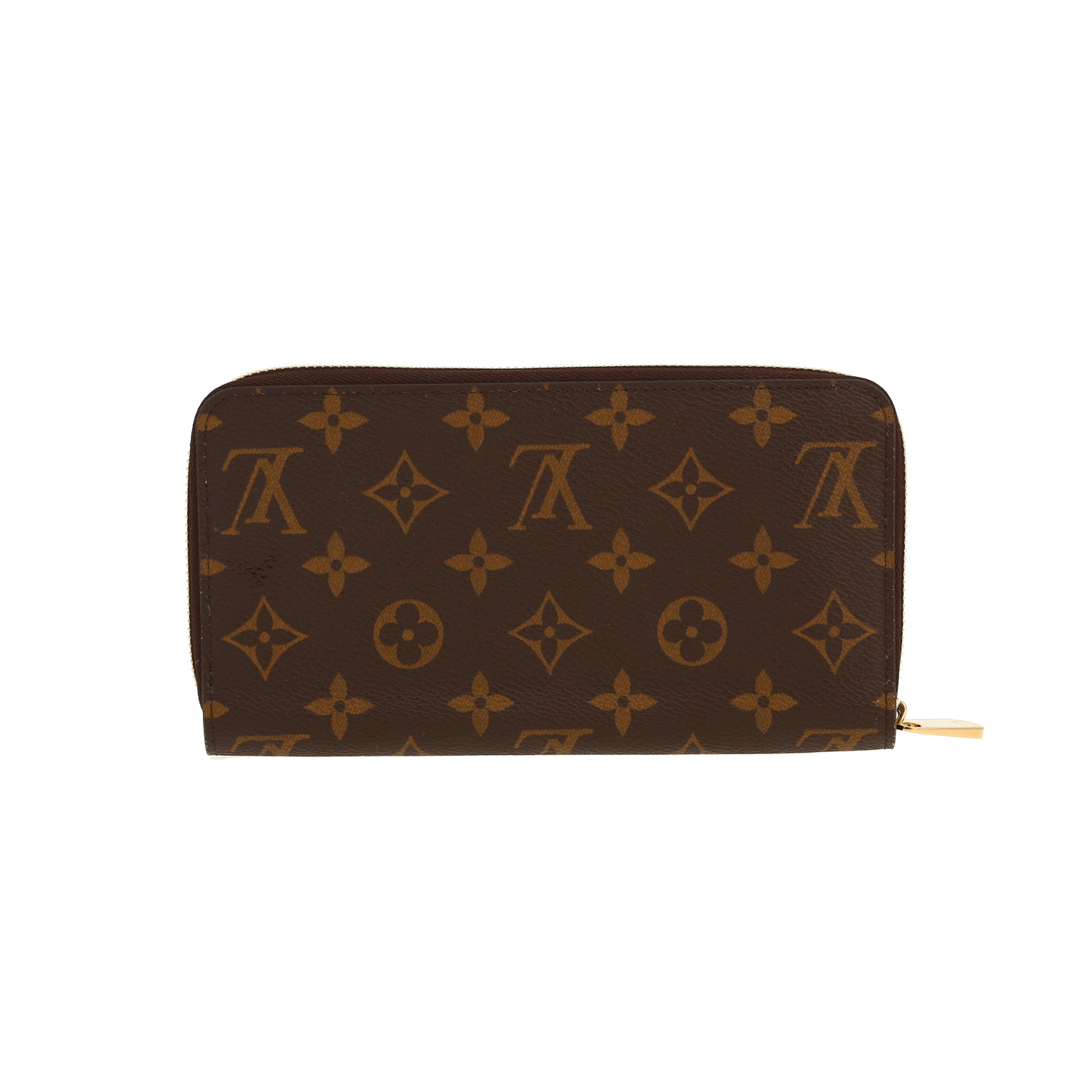 Portafogli Louis Vuitton  Zippy in tela monogram cerata marrone - Detail D7
