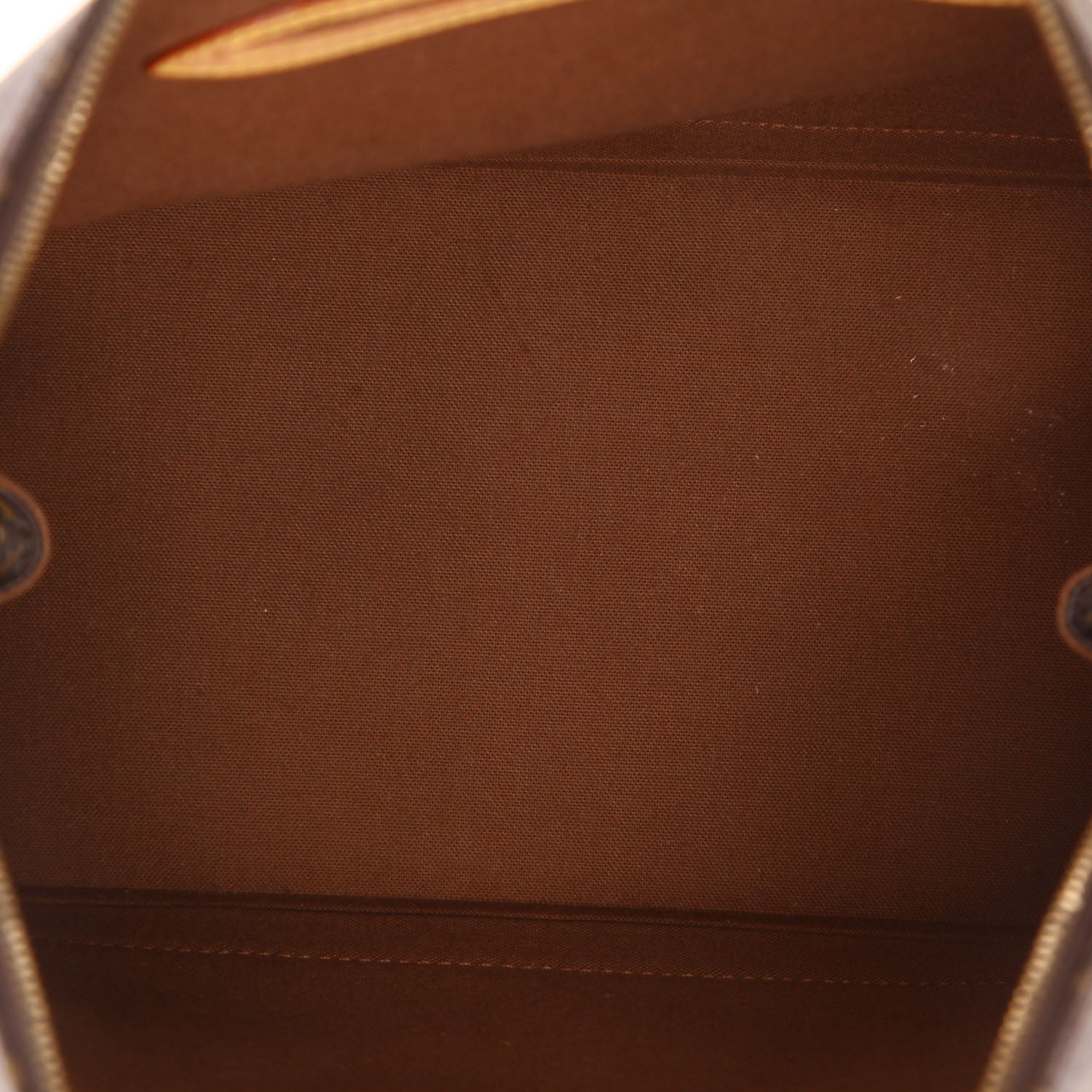 Louis Vuitton  Alma handbag  in brown monogram canvas  and natural leather - Detail D3