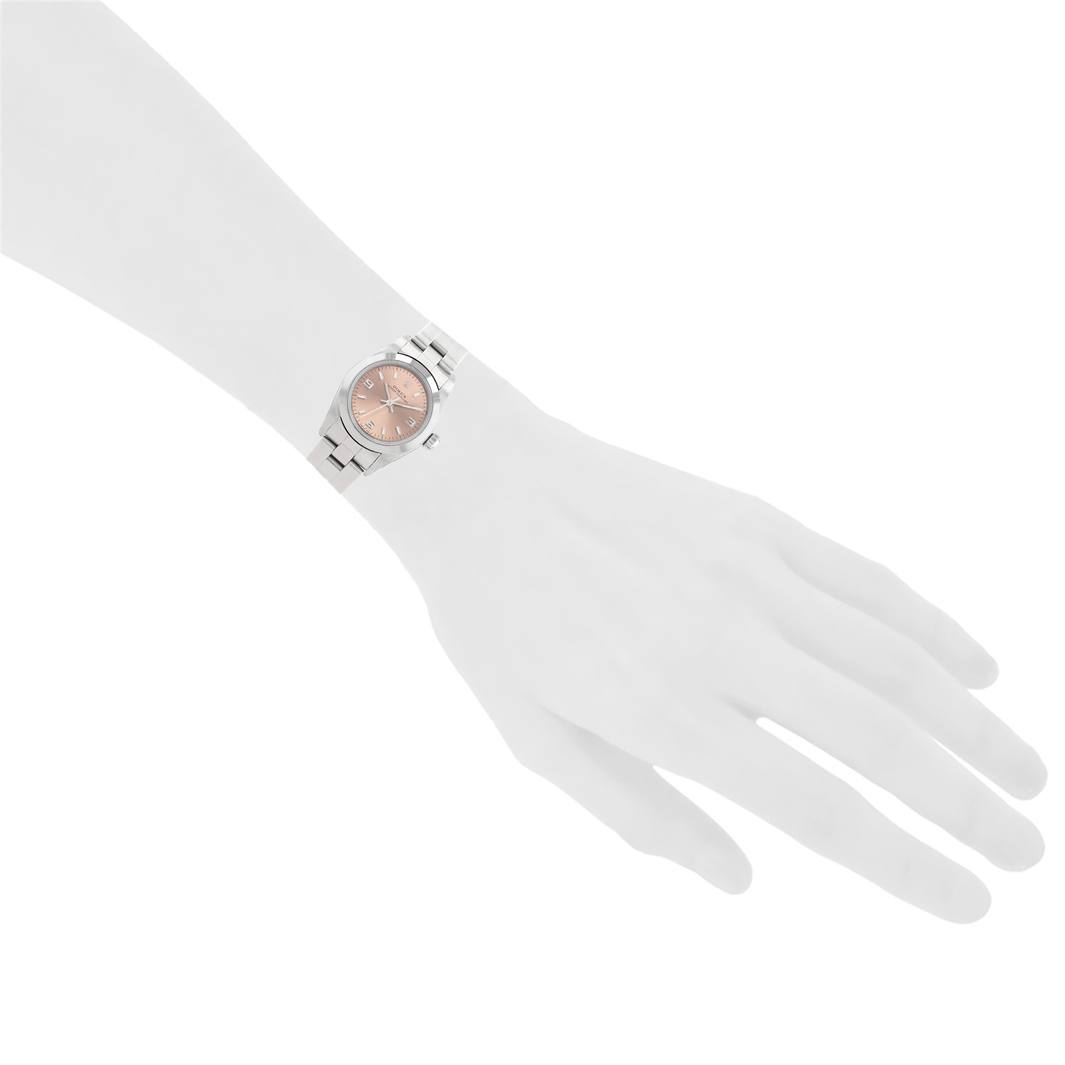 Orologio Rolex Lady Oyster Perpetual in acciaio Ref: Rolex - 76080  Circa 2001 - Detail D1