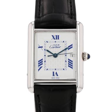 Reloj Cartier Tank Must de plata Ref: Cartier - 2414  Circa 1990