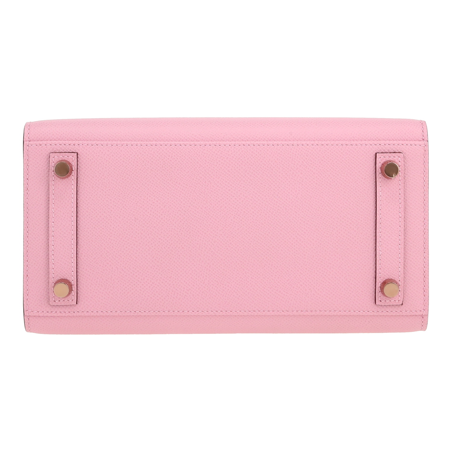 Borsa Hermès  Birkin 25 cm in pelle Epsom Mauve Sylvestre e Bleu Brume - Detail D1