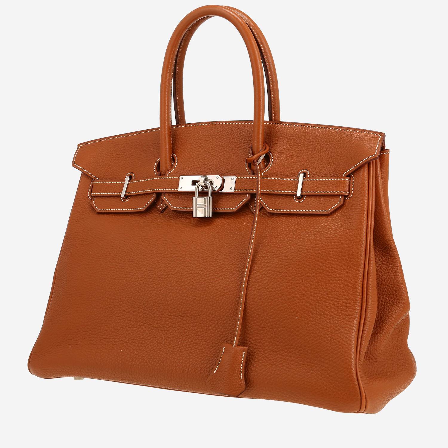 Hermès  Birkin 35 cm handbag  in gold togo leather