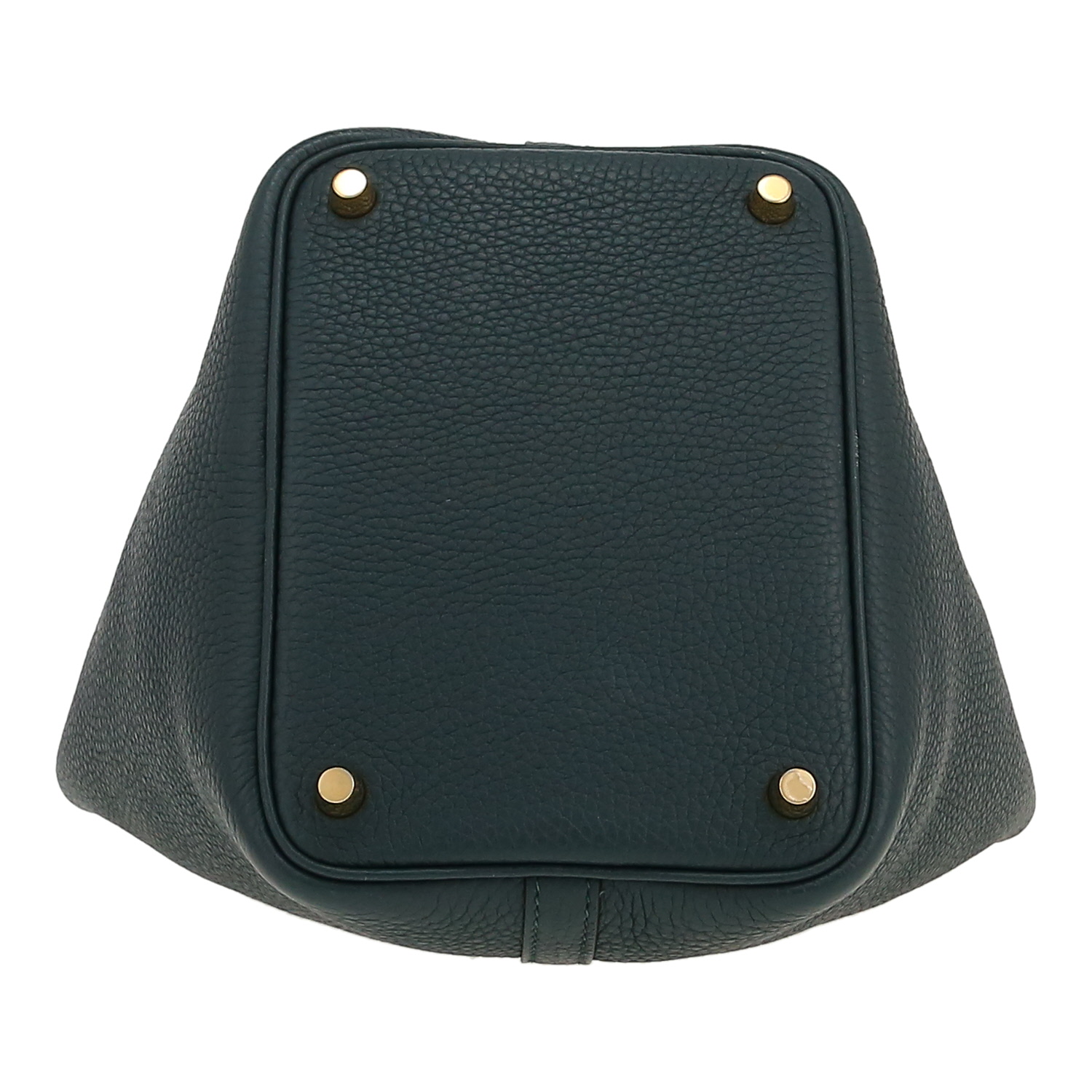 Hermès  Picotin 18 cm handbag  in Vert Cyprès togo leather - Detail D1