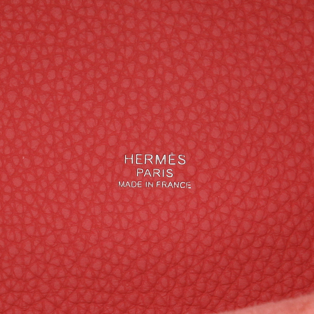 Borsa Hermès  Picotin 22 cm in pelle togo rosa azalea - Detail D2