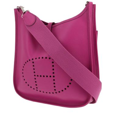 Borsa a tracolla Hermès  Evelyne in pelle Epsom Rose Cyclamen