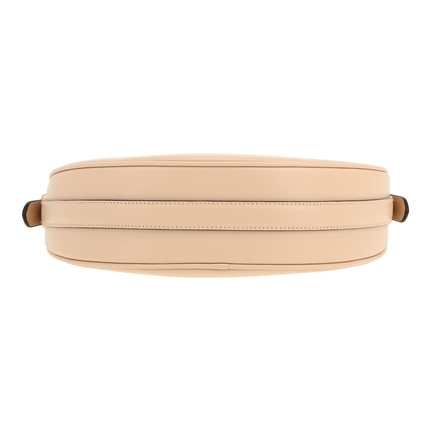 Sac bandoulière Prada   en cuir beige - Detail D1