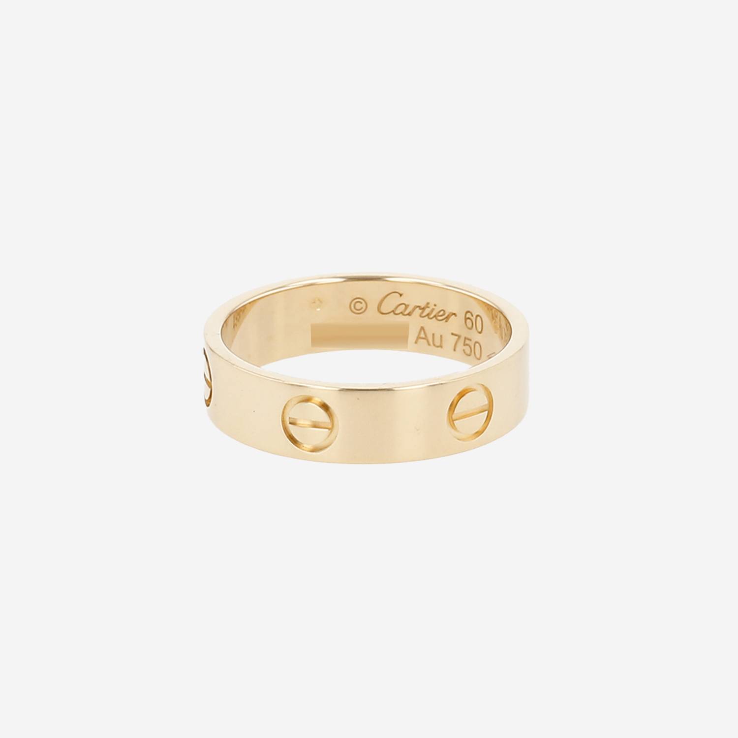Sortija Cartier Love de oro amarillo