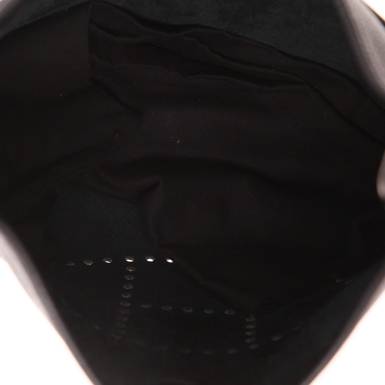 Hermès  Evelyne III shoulder bag  in black togo leather - Detail D3