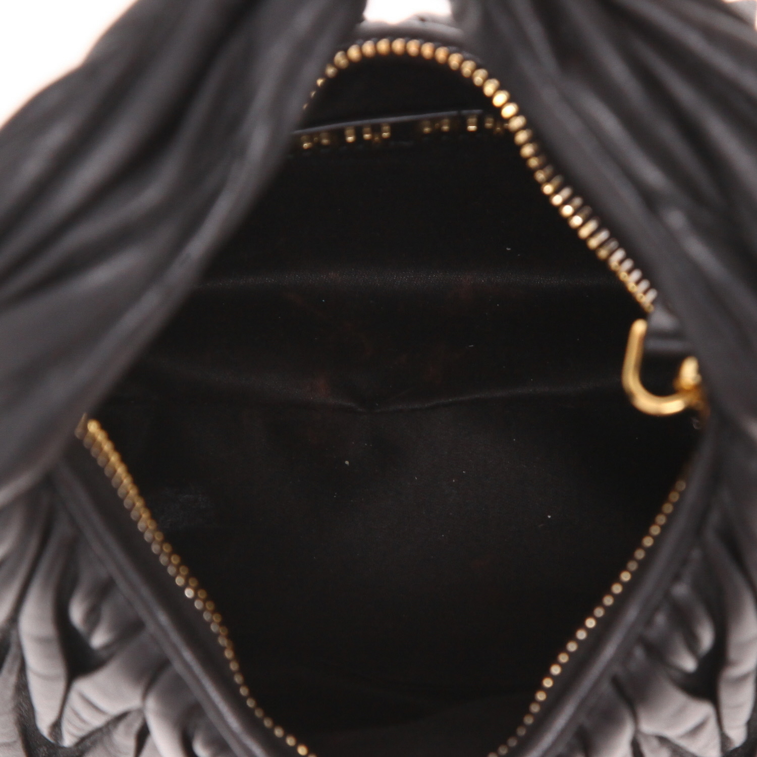 Borsa a tracolla Miu Miu  Miu Wander in pelle nera - Detail D3