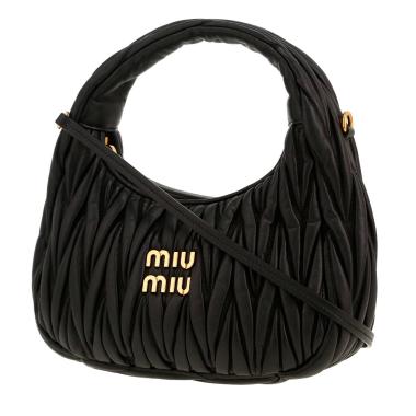 Miu Miu  Miu Wander shoulder bag  in black leather