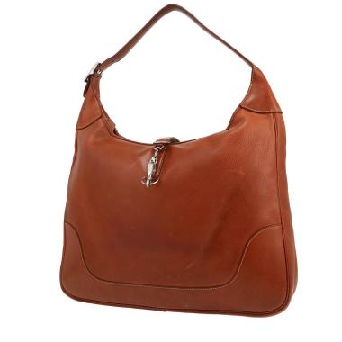 Sac à main Hermès  Trim grand modèle  en cuir Barénia gold