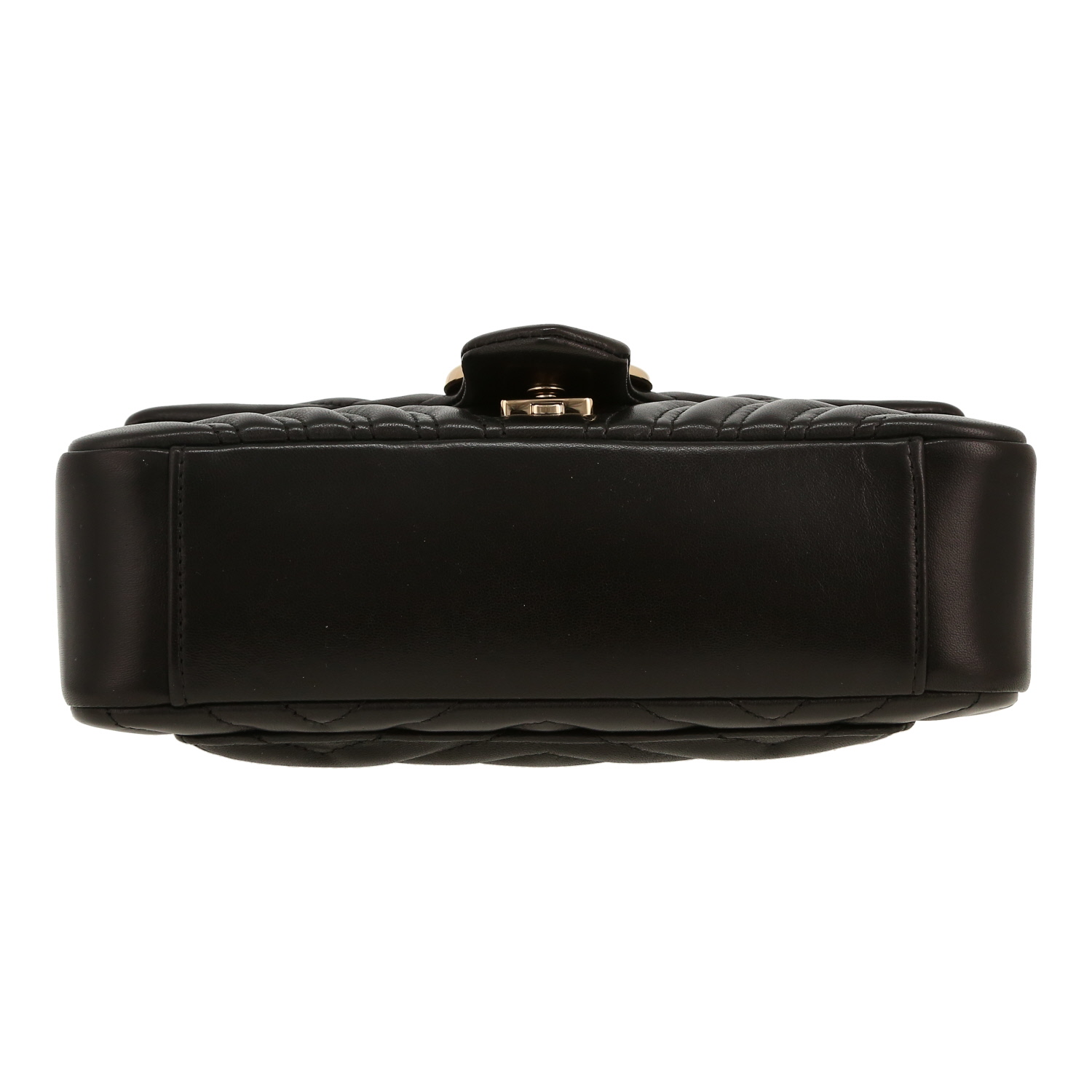 Gucci  GG Marmont shoulder bag  in black quilted leather - Detail D1