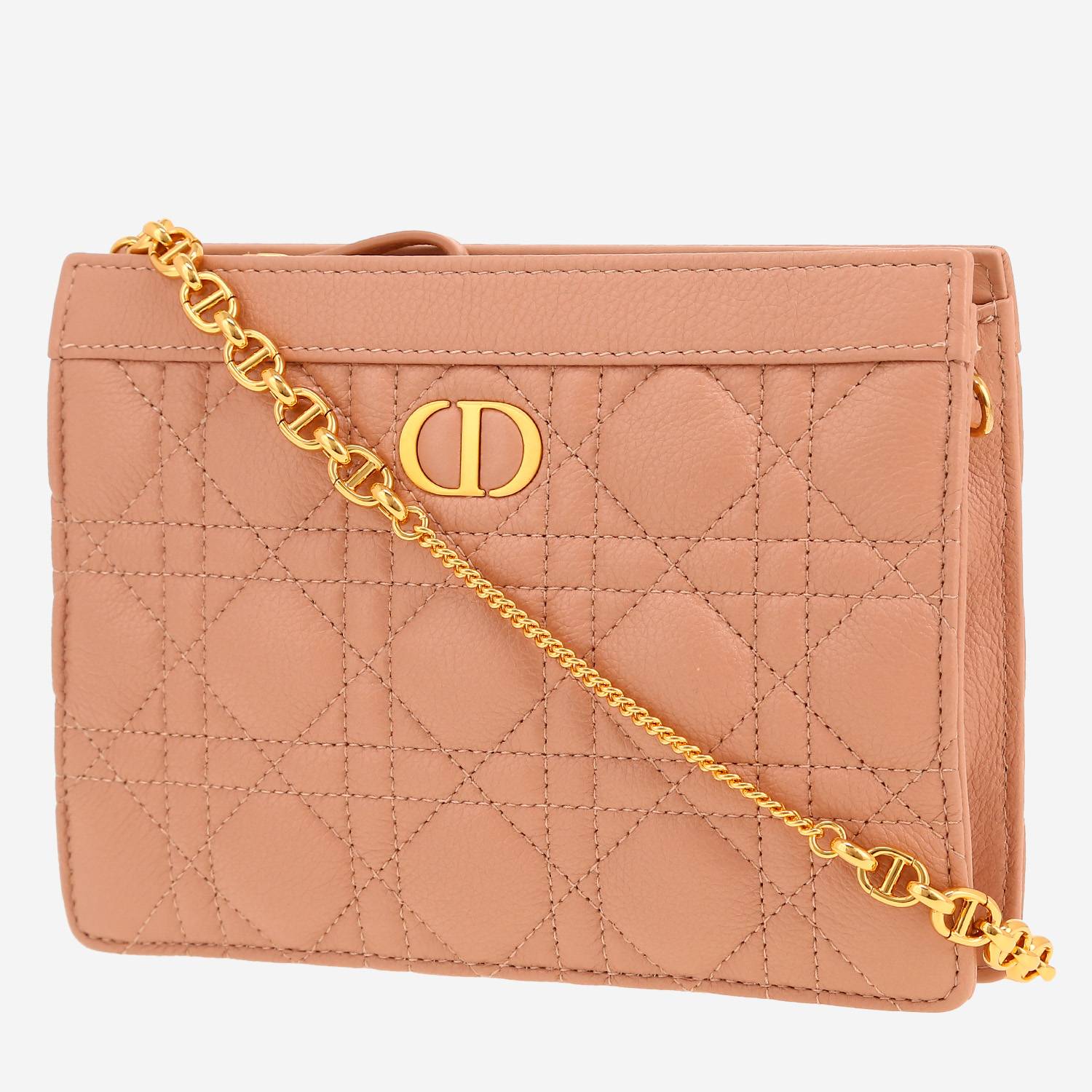 Borsa a tracolla Dior  Every Dior in pelle cannage rosa