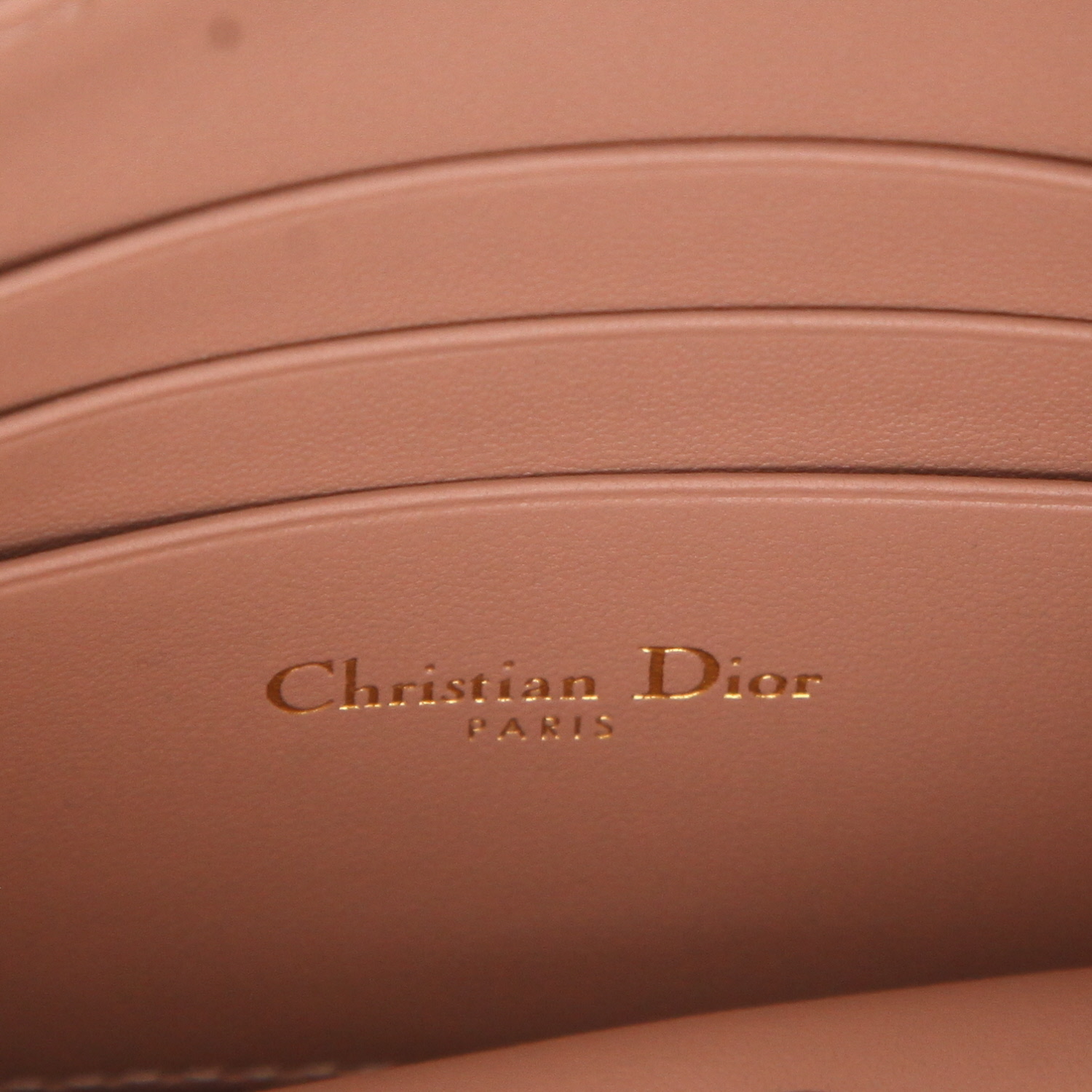 Sac bandoulière Dior  Every Dior en cuir cannage rose - Detail D2