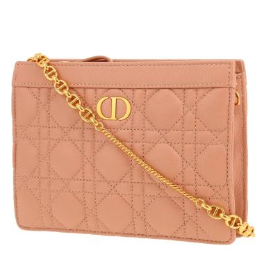 Bolso bandolera Dior  Every Dior en cuero cannage rosa