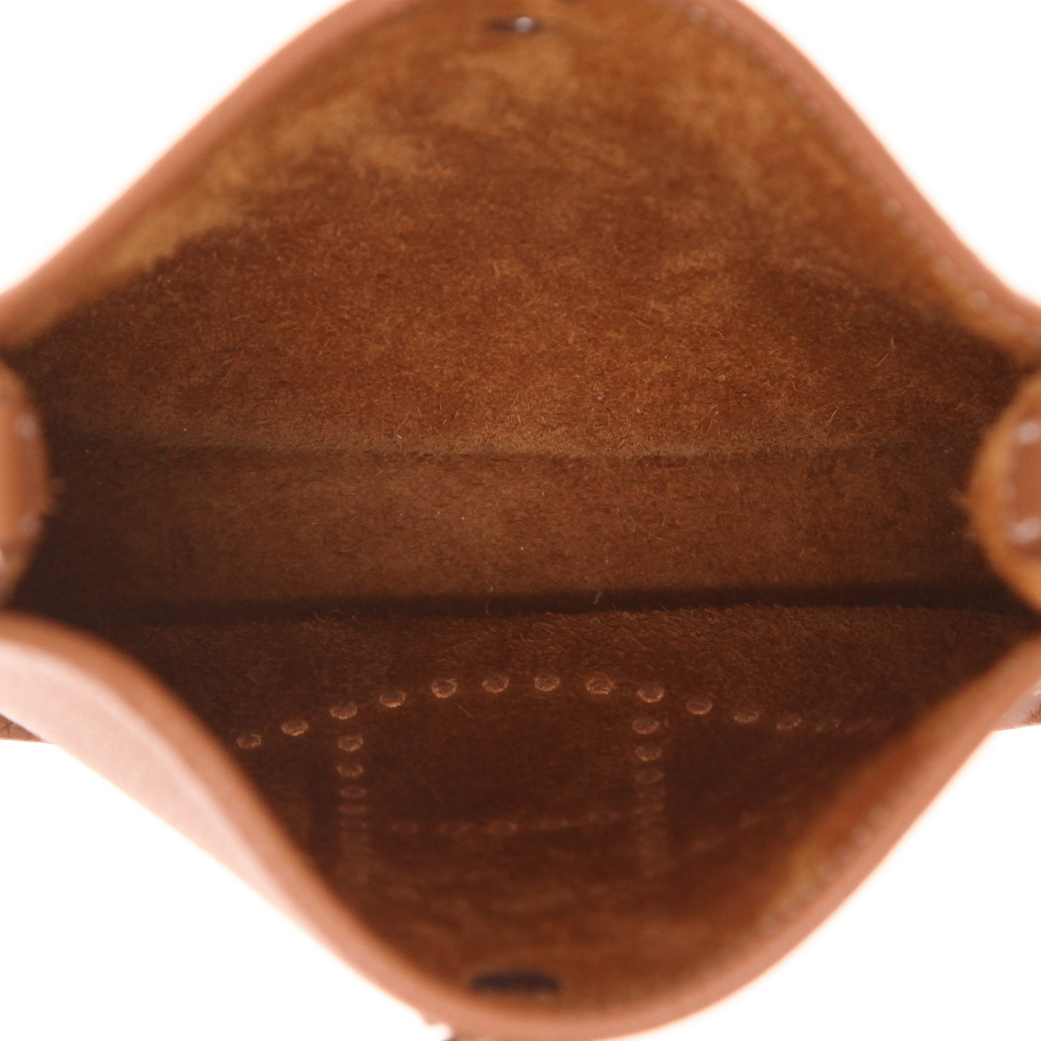 Borsa a tracolla Hermès  Evelyne 16 cm in pelle togo gold - Detail D3