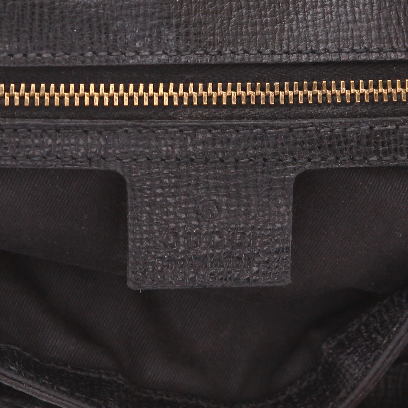 Borsa Gucci  1955 Horsebit in pelle nera - Detail D2