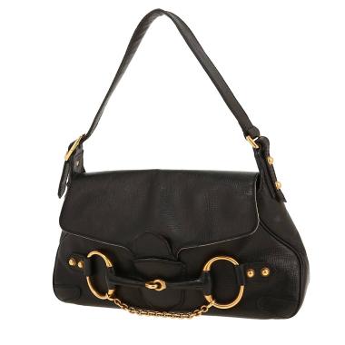 Borsa Gucci  1955 Horsebit in pelle nera