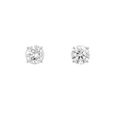 Orecchini a perno Cartier 1895 in platino e diamanti