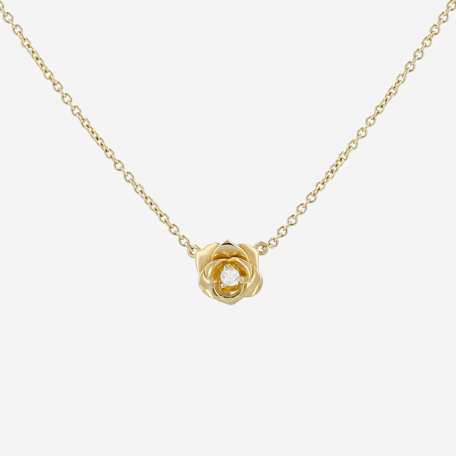 Collar Piaget Rose de oro rosa y diamante