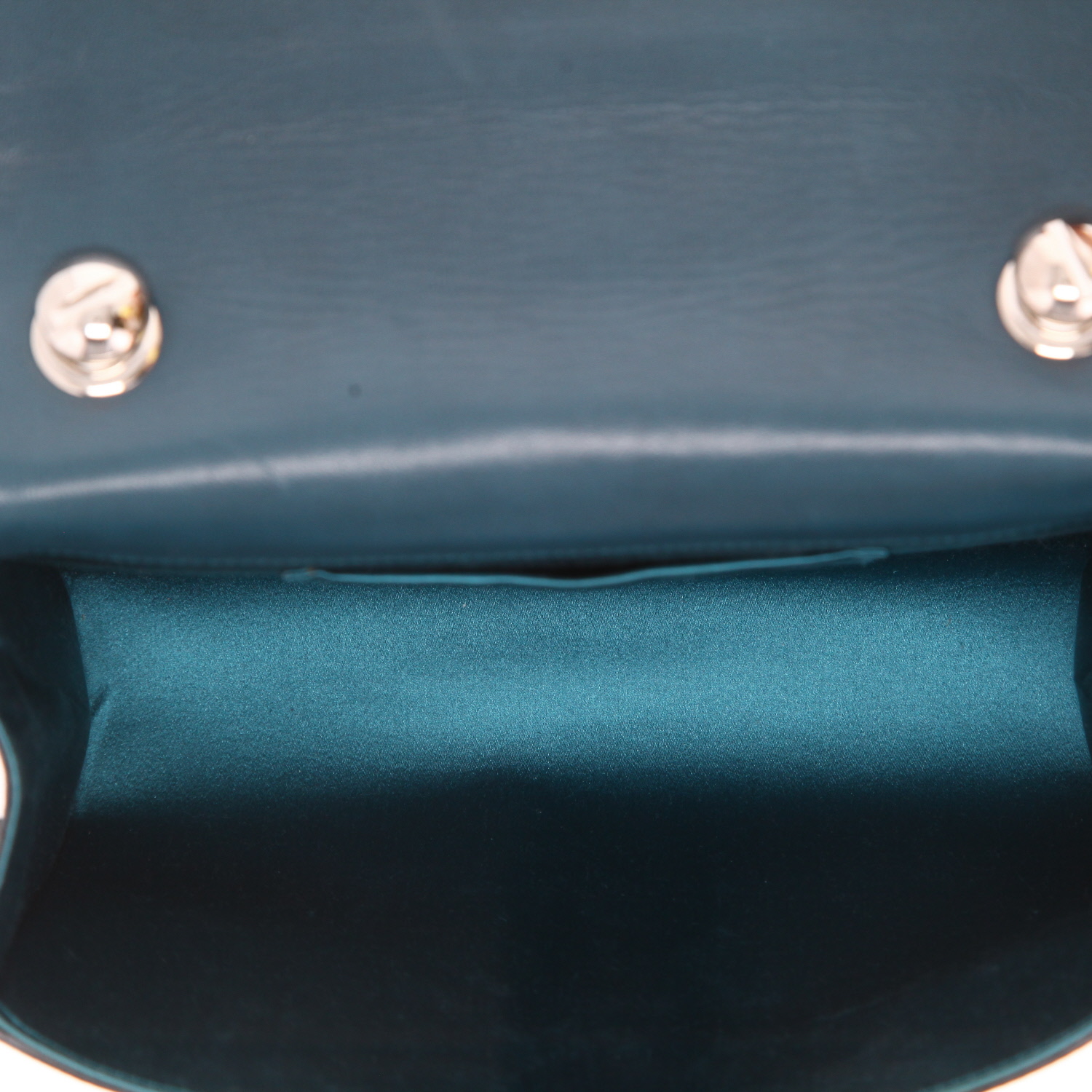 Bolso bandolera Saint Laurent   en Veau velours azul - Detail D3