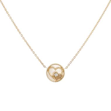 Dior  necklace in yellow gold, mother of pearl and diamond