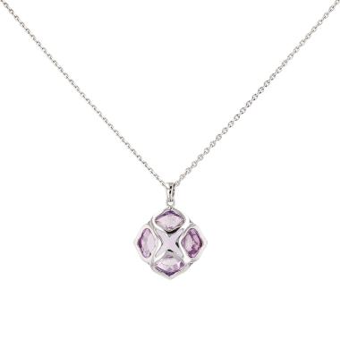 Collana Chopard Imperiale in oro bianco e ametista