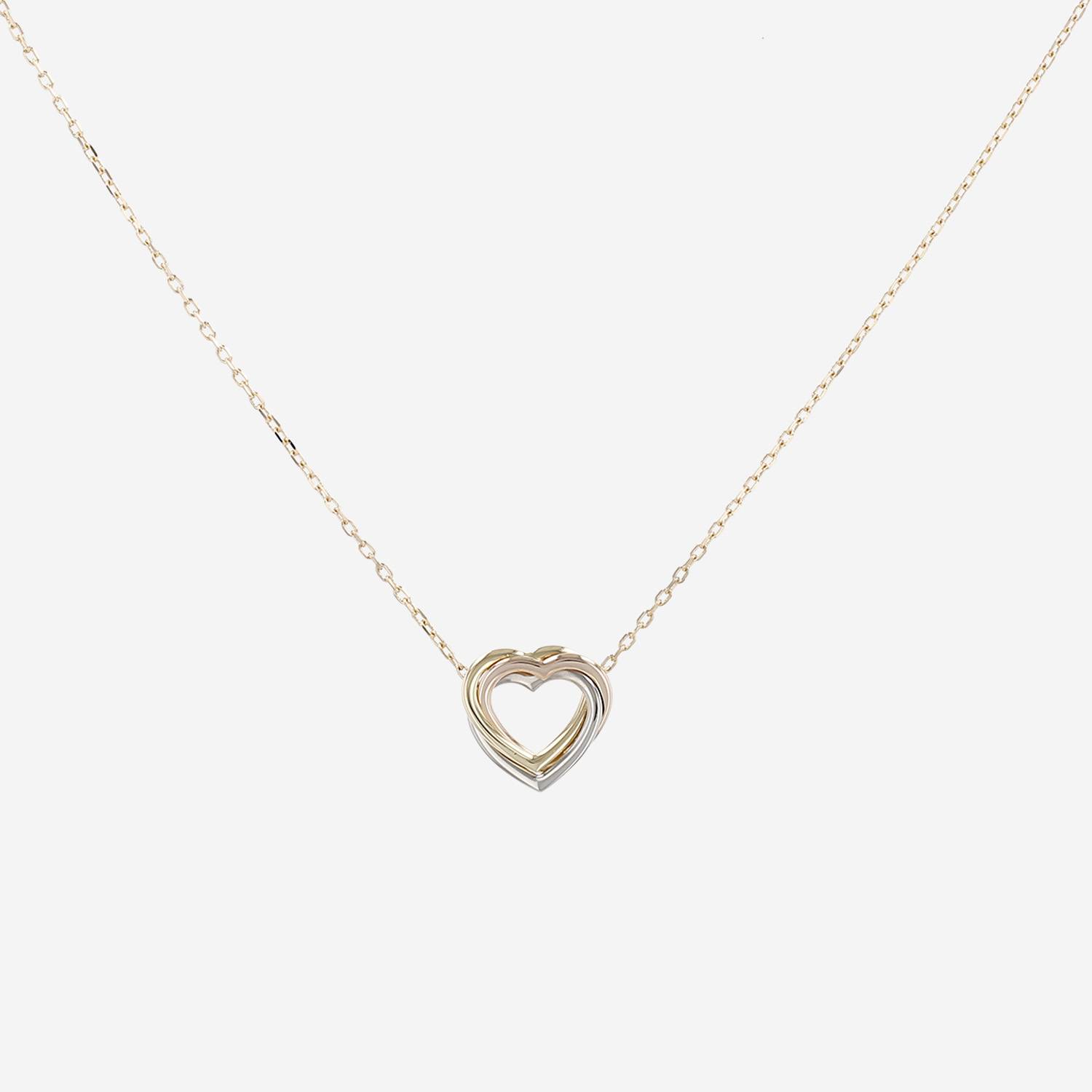 Cartier Coeur Trinity necklace in 3 golds