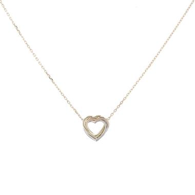 Collier Cartier Coeur Trinity en 3 ors