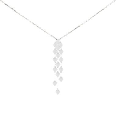 Collar Chanel Matelassé de oro blanco