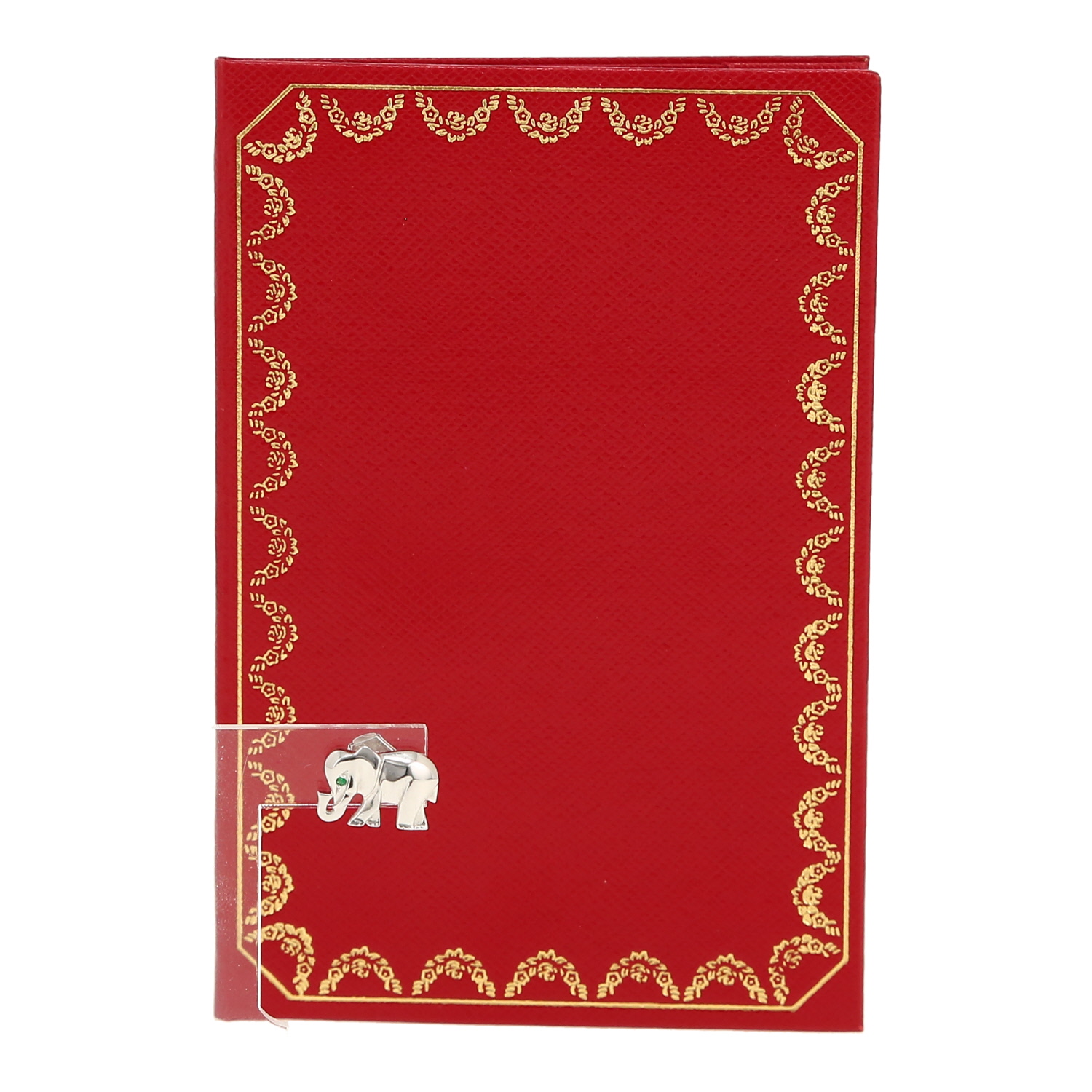 Broche Cartier  de oro blanco y esmeralda - Detail D2