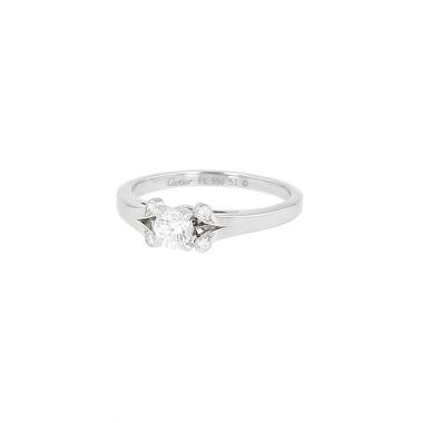 Cartier Ballerine ring in platinium and diamonds