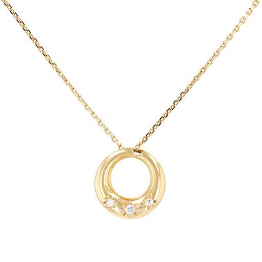 Collier Chaumet Anneau en or jaune et diamants