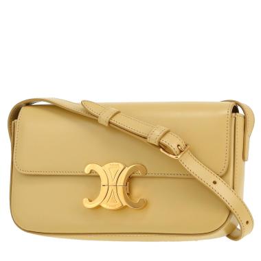 Borsa Celine  Claude in pelle gialla