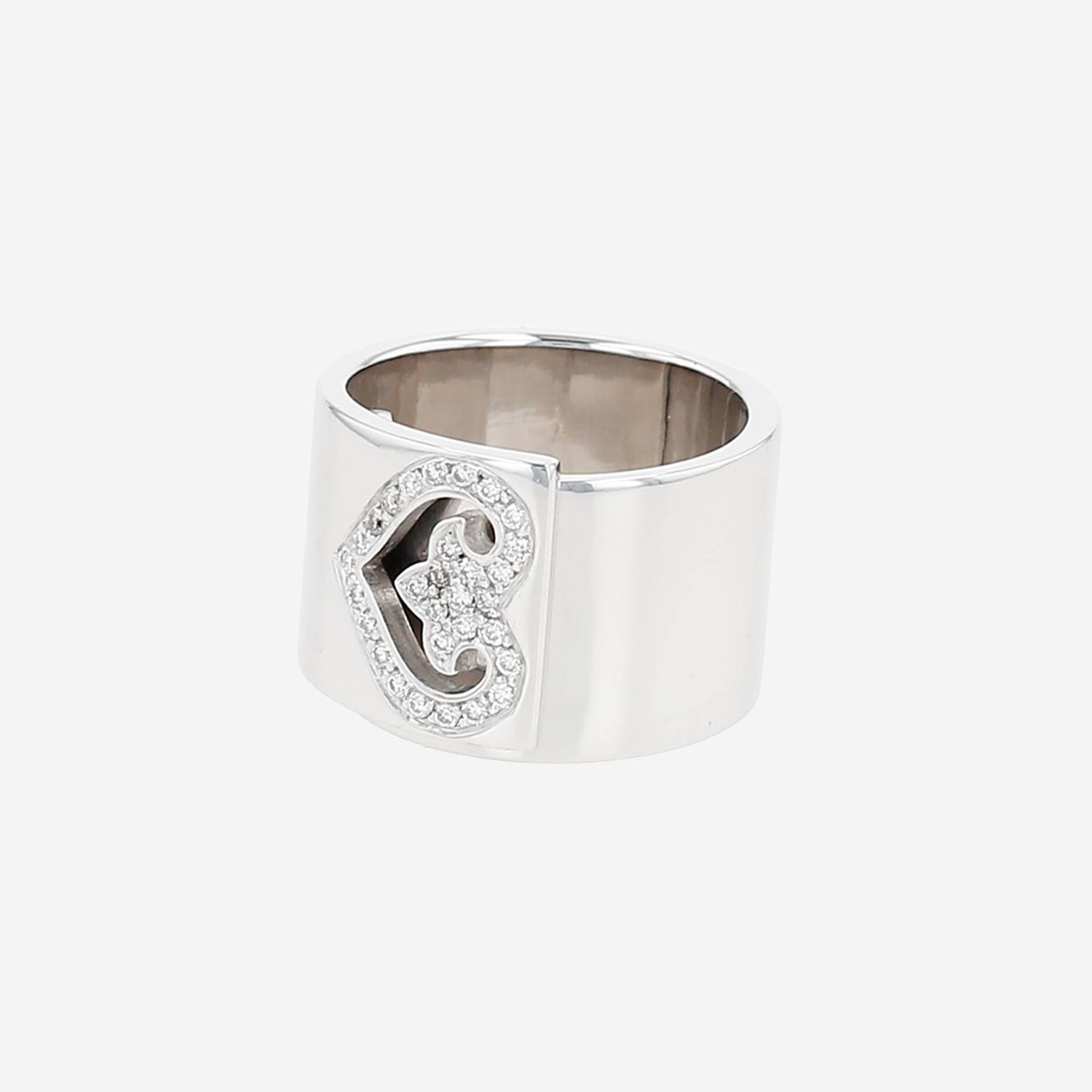 O.J. Perrin Légende ring in white gold and diamonds