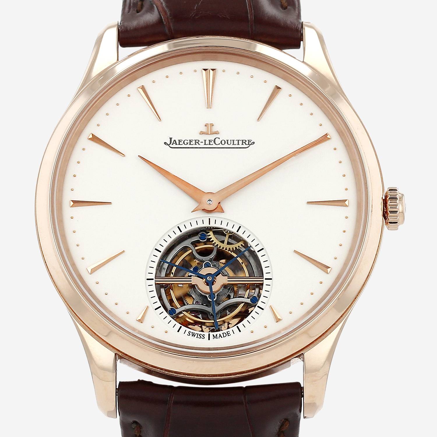 Jaeger-LeCoultre Master Control-Tourbillon  in pink gold Ref: Master Control-Tourbillon  Circa 2025