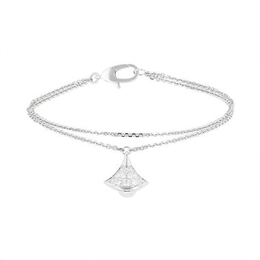 Brazalete Bulgari Diva's Dream de oro blanco y diamantes