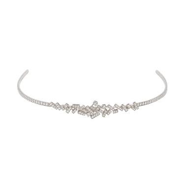 Chaumet Le Grand Frisson head ornament in white gold and diamondsand in diamonds