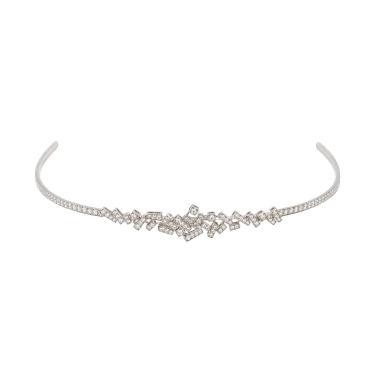 Ornement de tête Chaumet Le Grand Frisson en or blanc et diamants