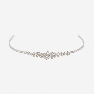 Ornement de tête Chaumet Le Grand Frisson en or blanc et diamants en diamants