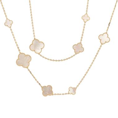 Sautoir Van Cleef & Arpels Magic Alhambra en or jaune et nacre
