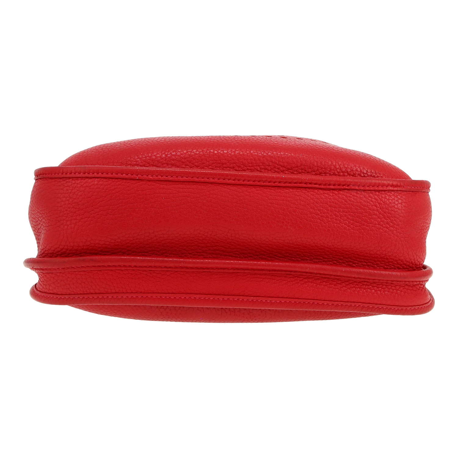 Borsa a tracolla Hermès  Evelyne 29 cm in pelle togo rossa - Detail D1
