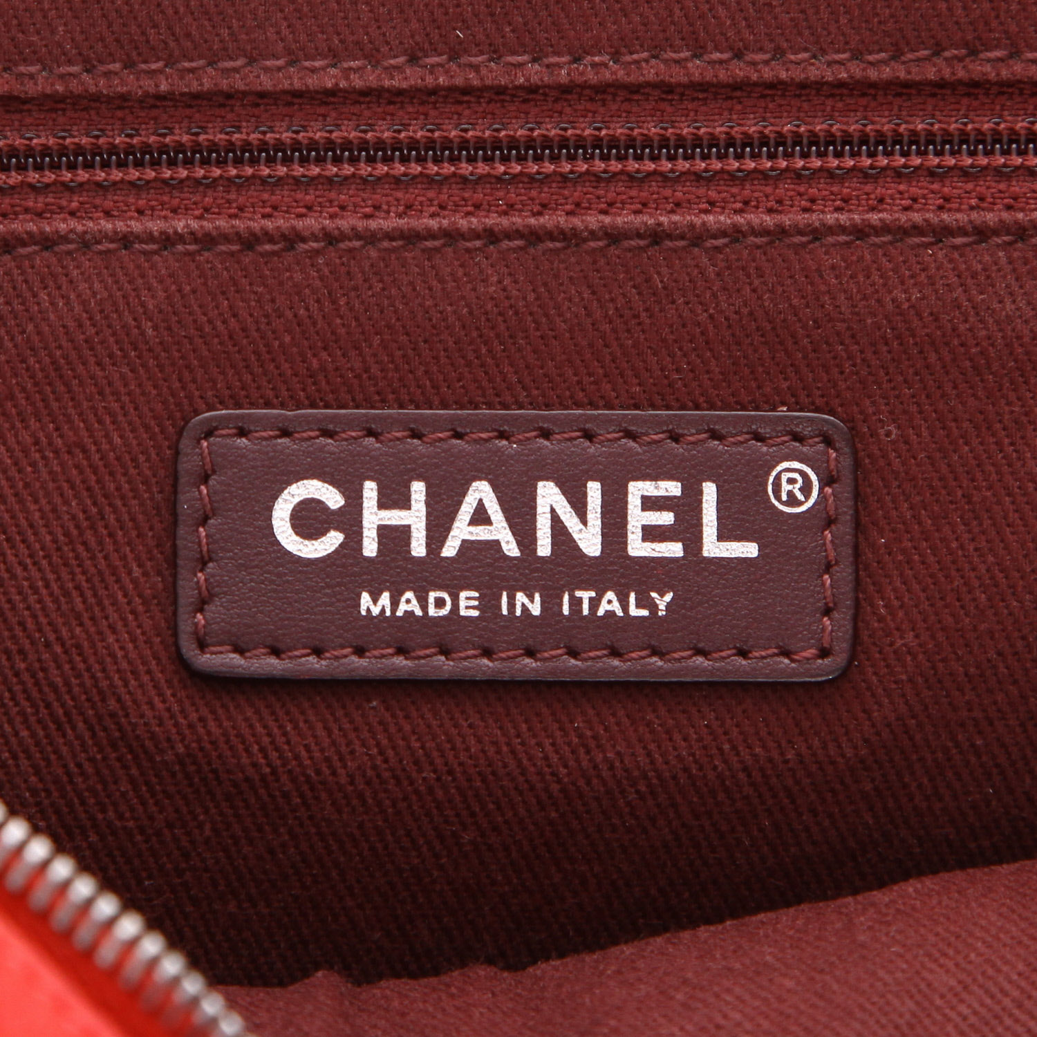 Borsa a tracolla Chanel   in pelle trapuntata rossa - Detail D2