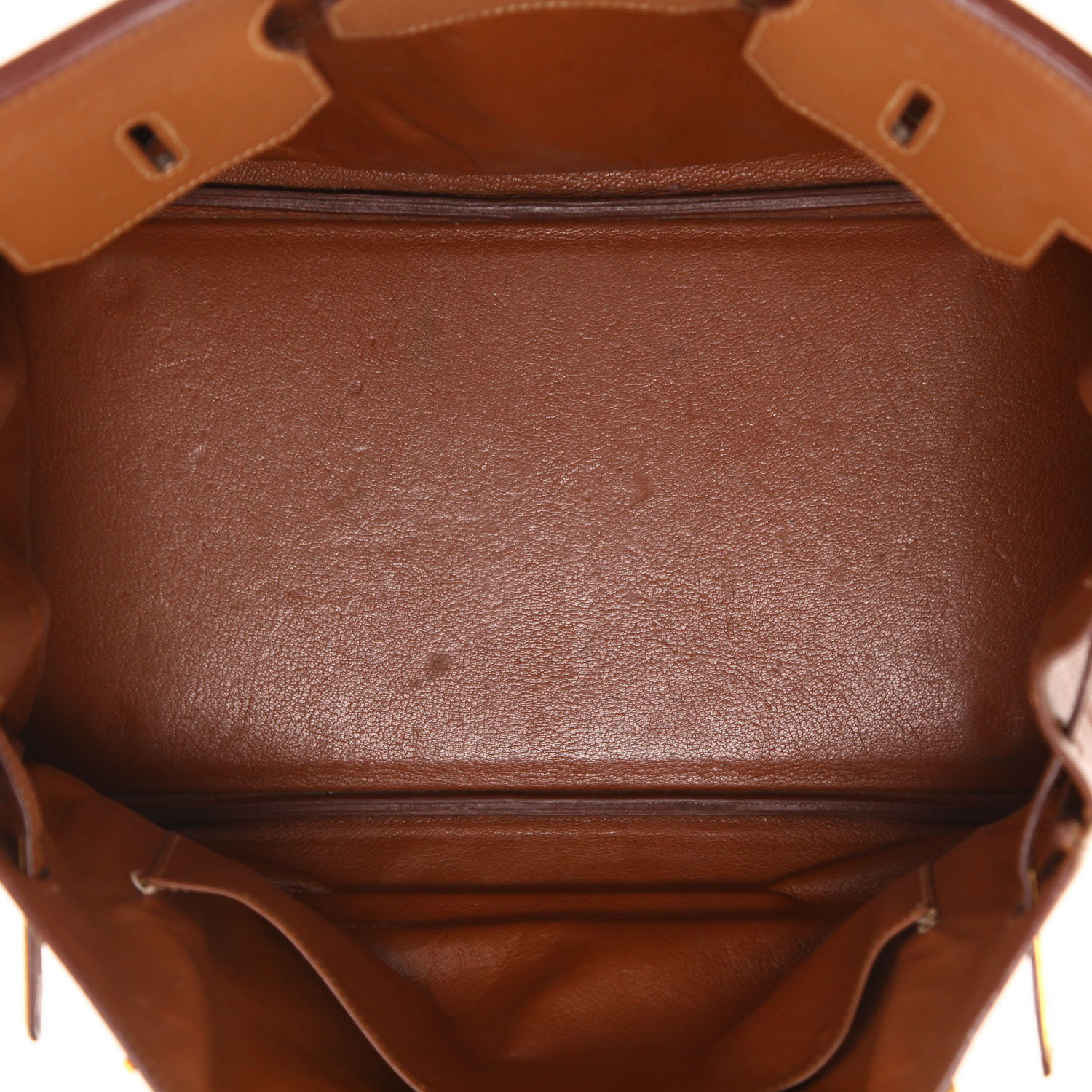 Bolso de mano Hermès  Birkin 35 cm en cuero Courchevel color oro - Detail D3