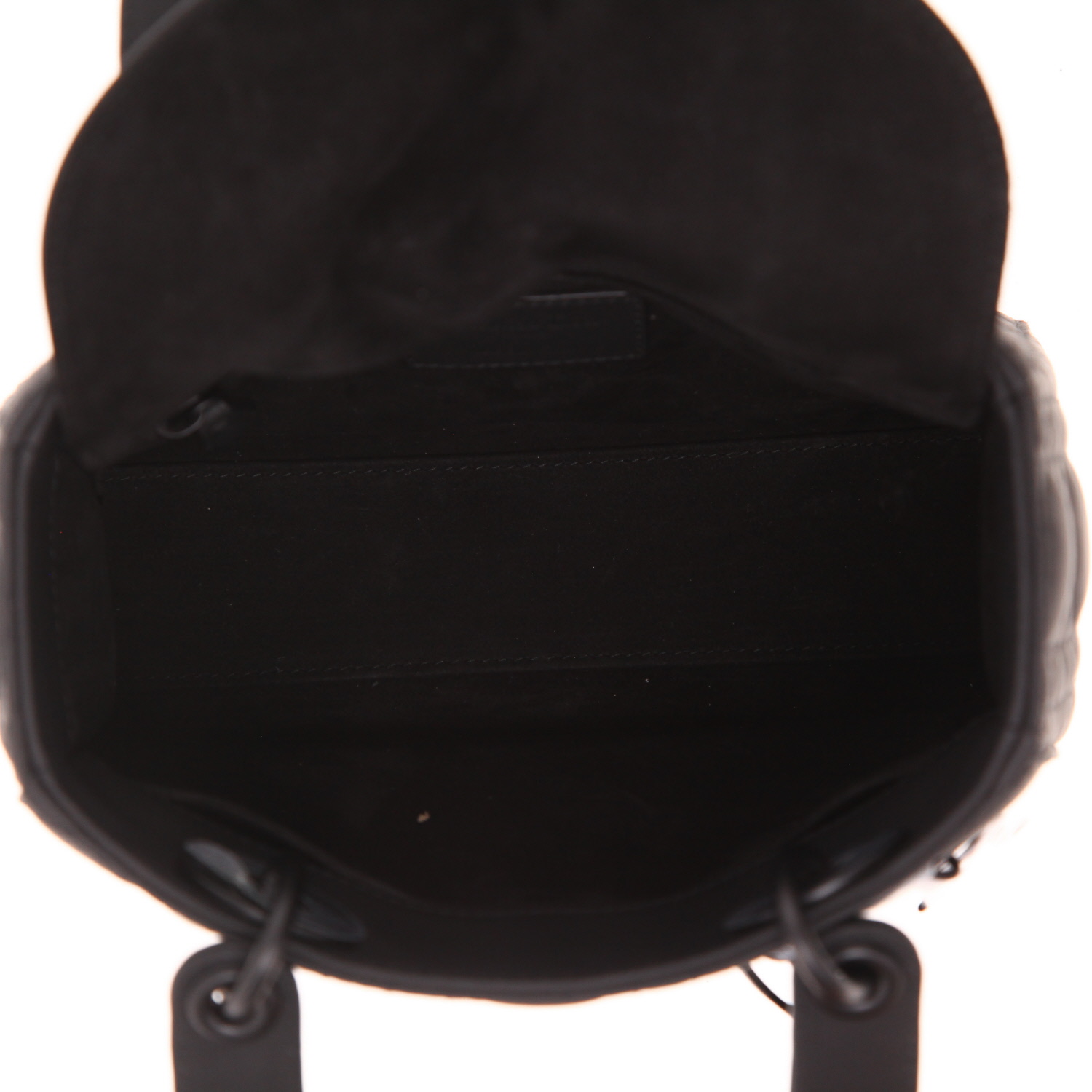 Bolso de mano Dior  Lady Dior en cuero cannage negro - Detail D3