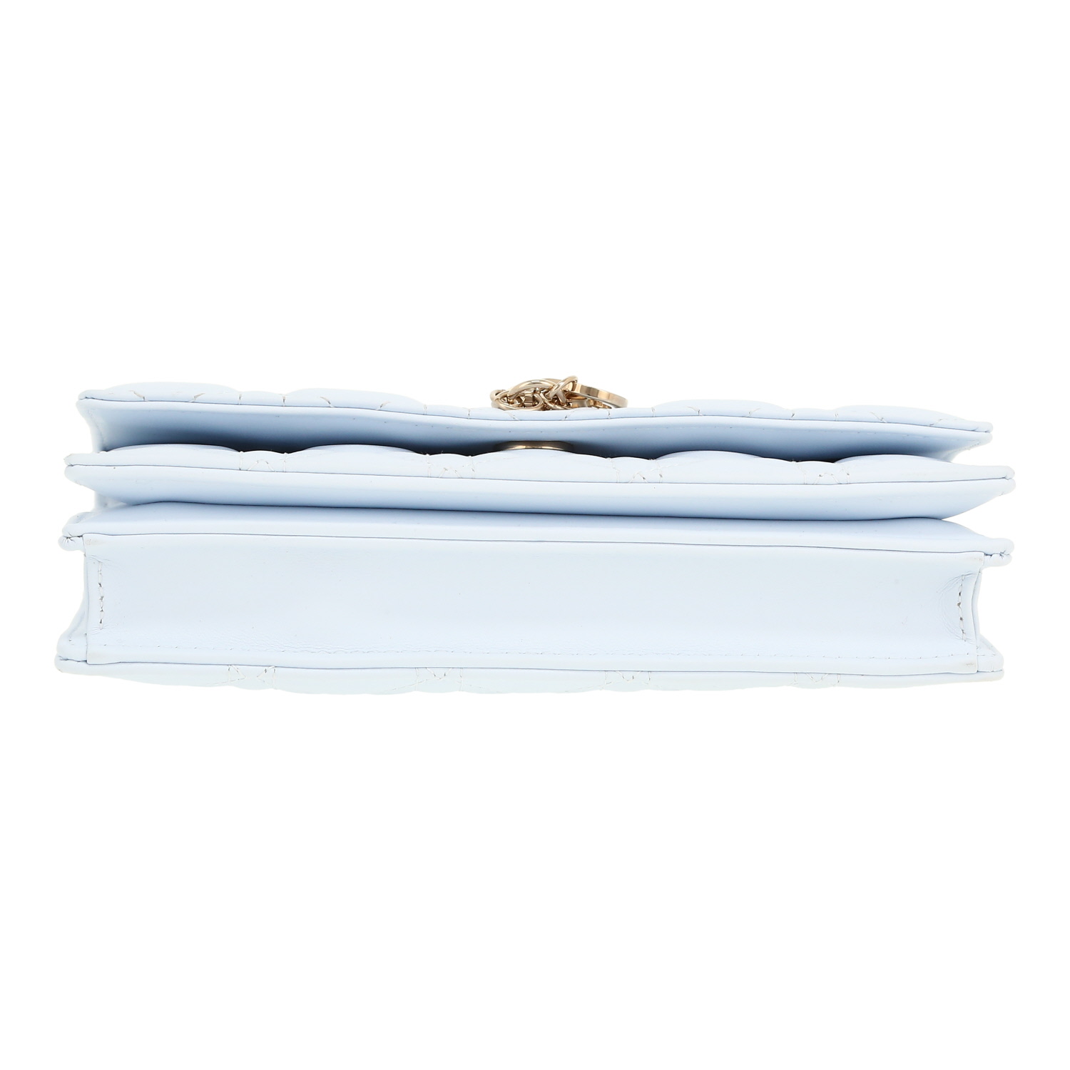 Dior  My Dior handbag/clutch  in blue leather cannage - Detail D1