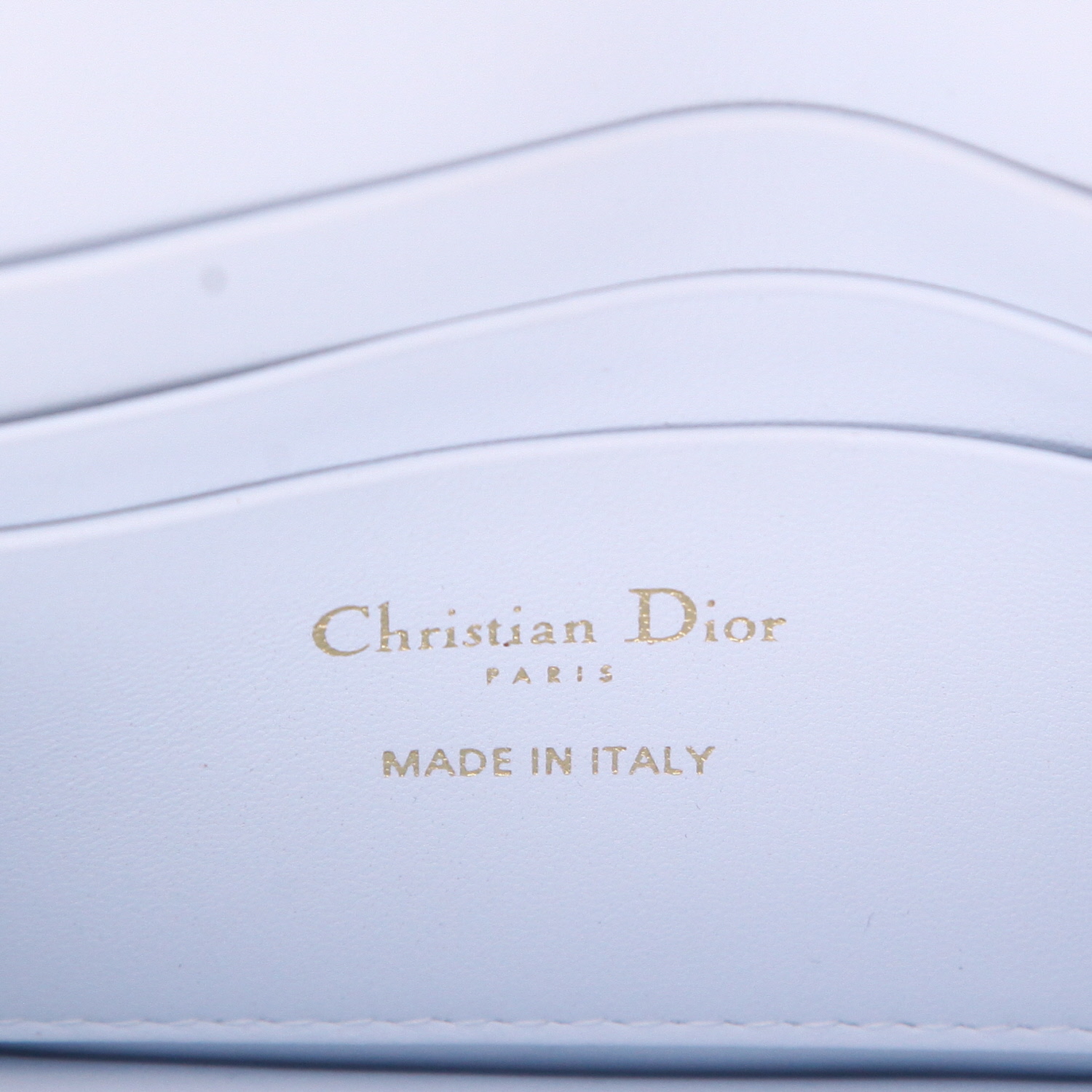 Dior  My Dior handbag/clutch  in blue leather cannage - Detail D2