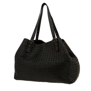 Sac cabas Bottega Veneta  Fourre-tout en cuir tressé noir