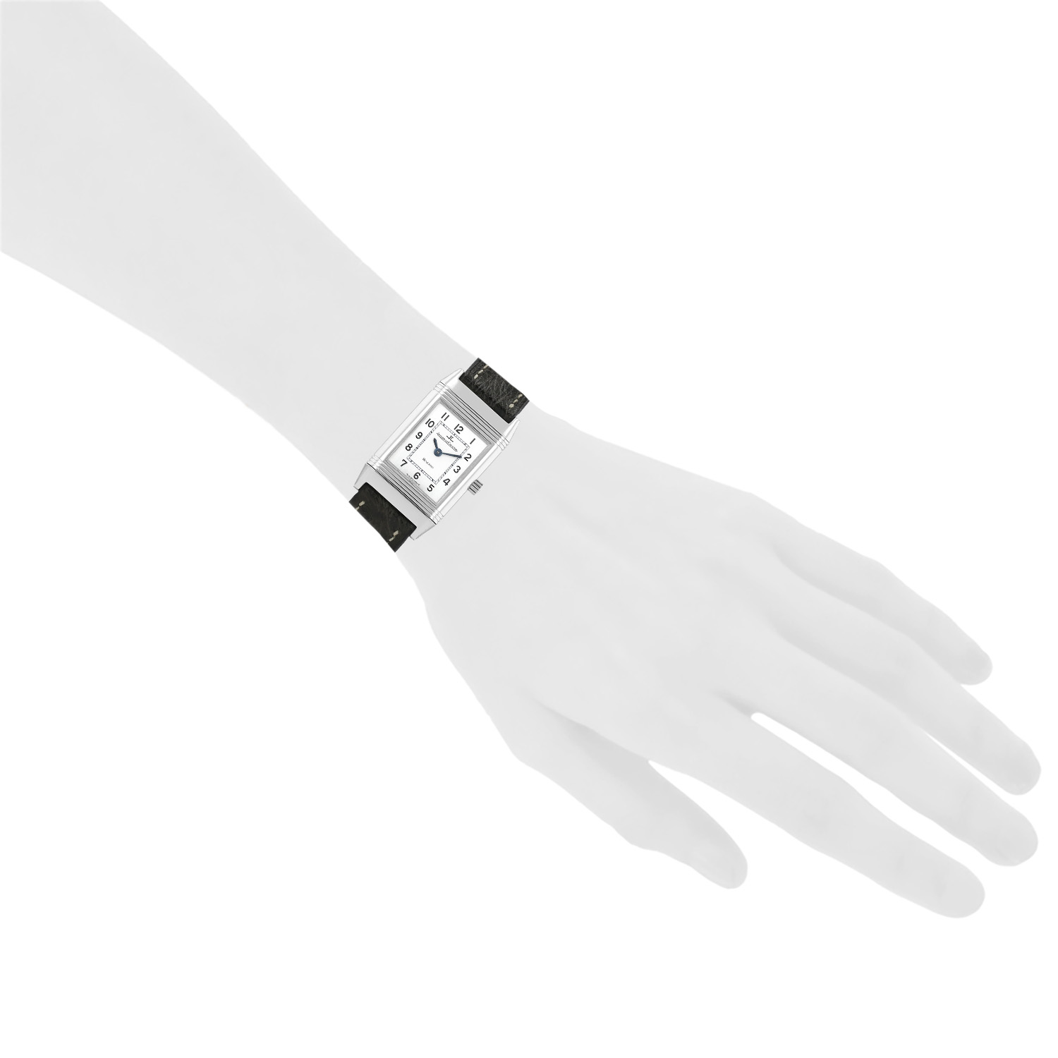 Montre Jaeger-LeCoultre Reverso Lady en acier Ref: Jaeger-LeCoultre - 260.8.86  Vers 2000 - Detail D1