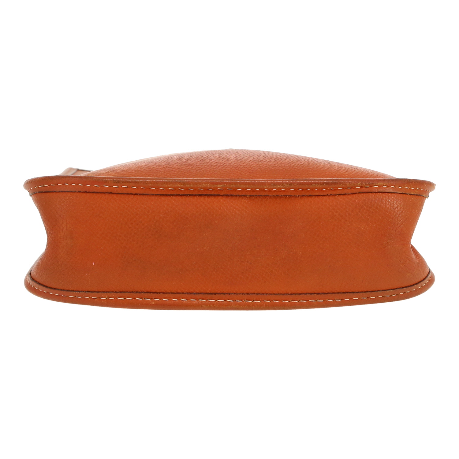 Hermès  Vespa shoulder bag  in gold Courchevel leather - Detail D1